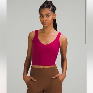 Lululemon Align Tank Top Pomegranate Size Women’s 4. Like new condition.